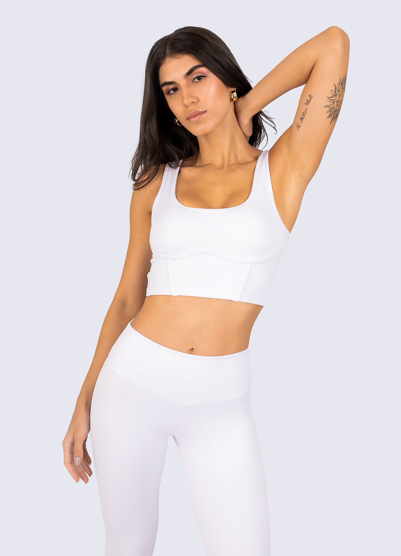 TOP SCULPT SHINE - WHITE