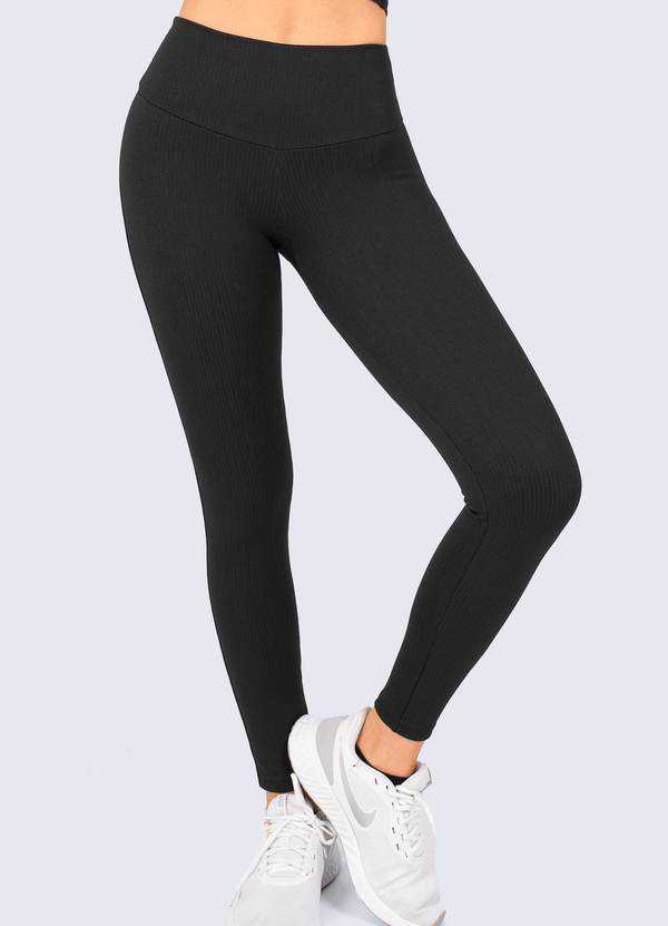 LEGGING SCULPT SHINE - BLACK