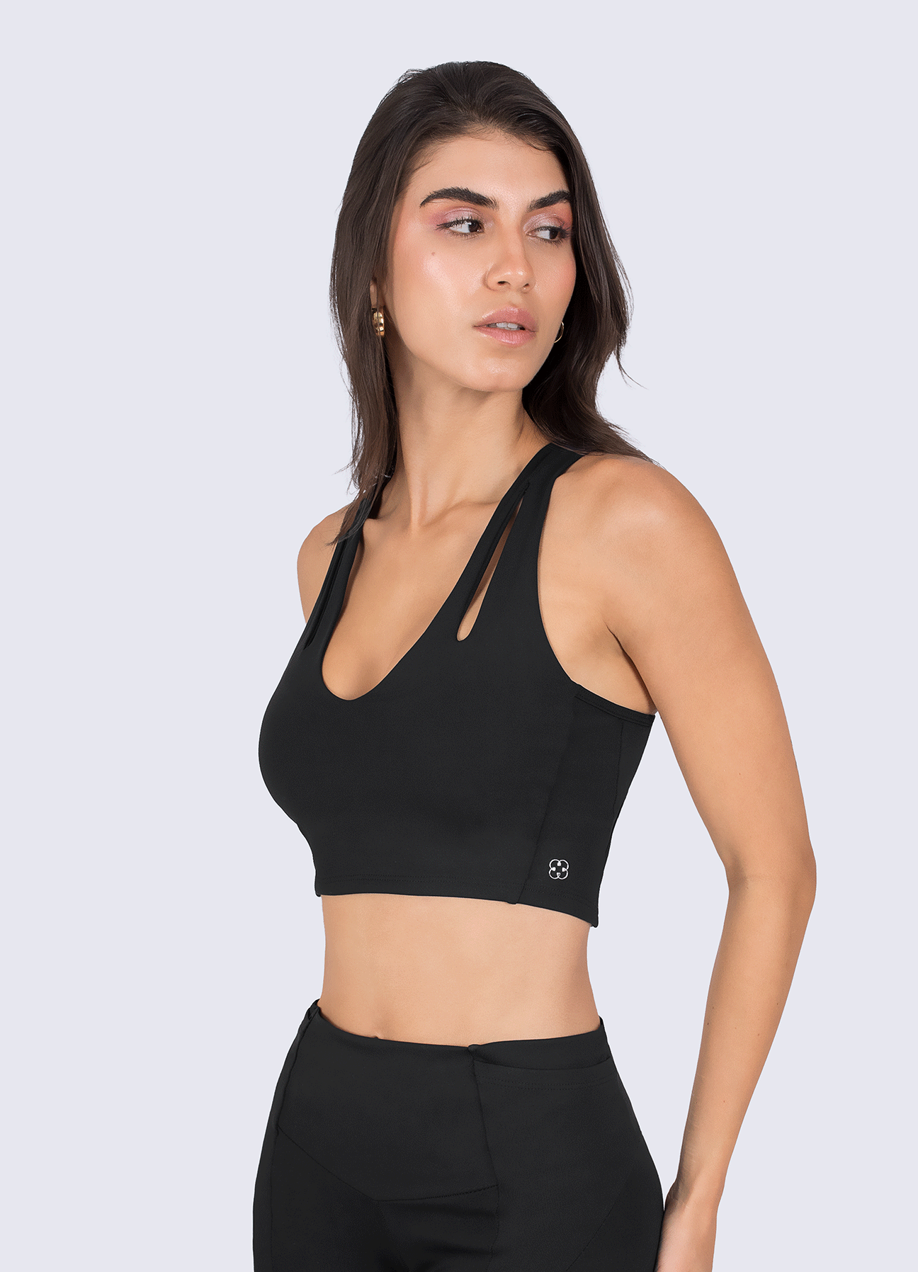 TOP EMANA SHAPE - BLACK
