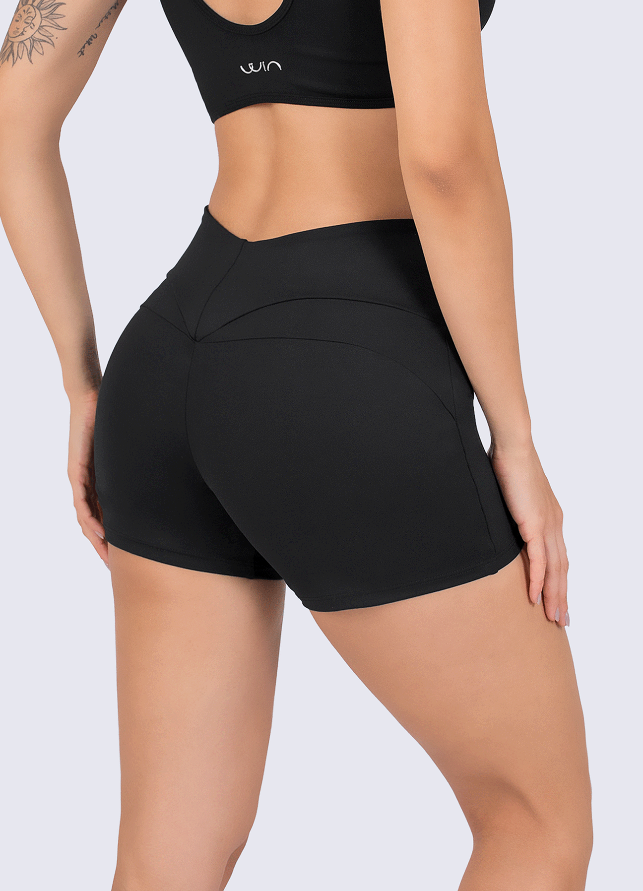SHORT EMANA PILATES - BLACK