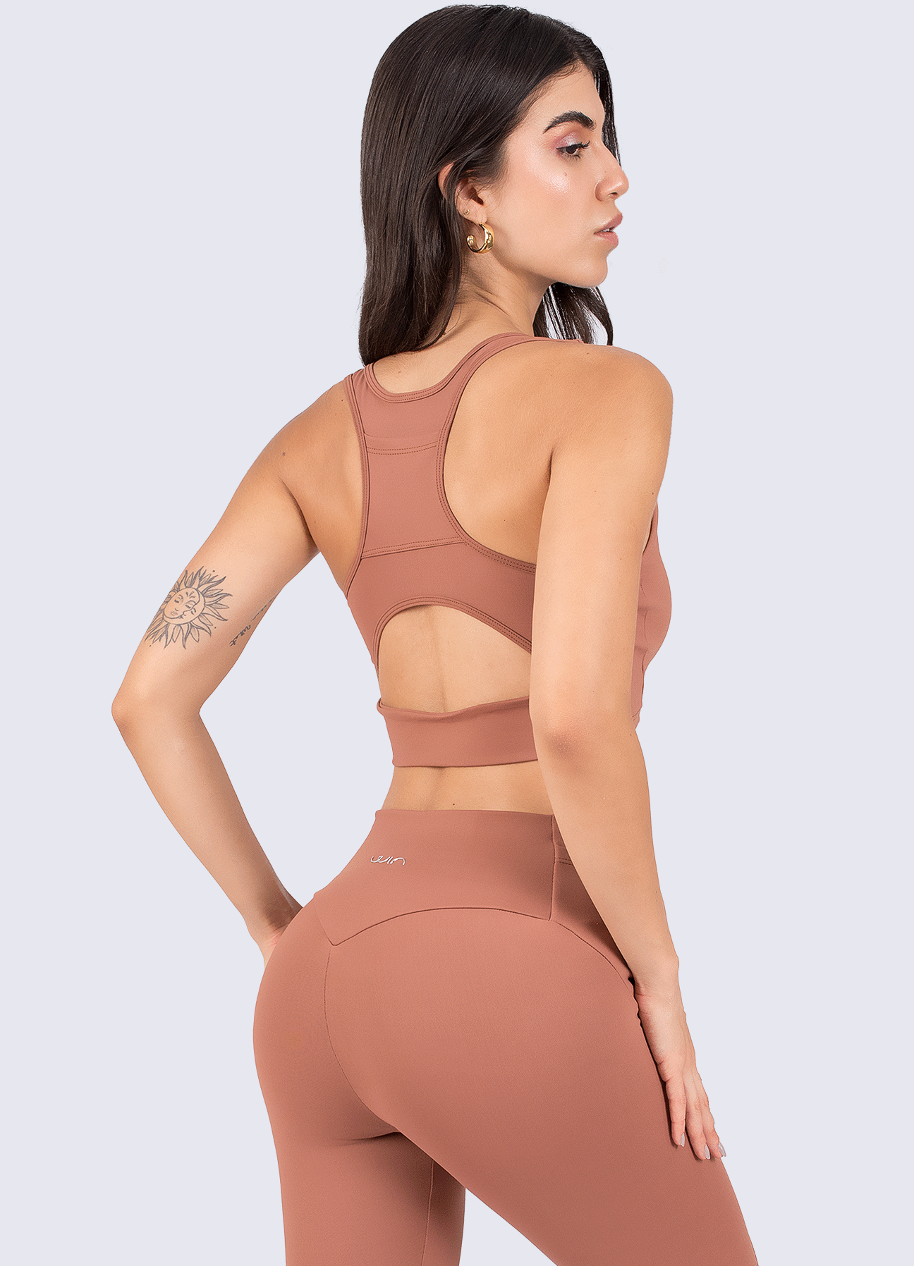 TOP EMANA SHAPE - COCOA BROWN