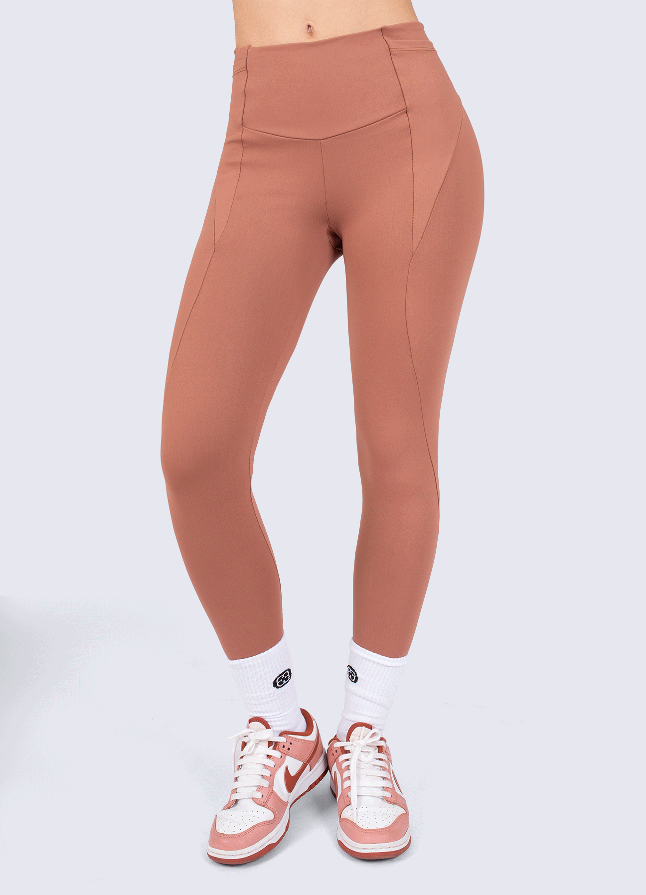 LEGGING EMANA SHAPE - COCOA BROWN