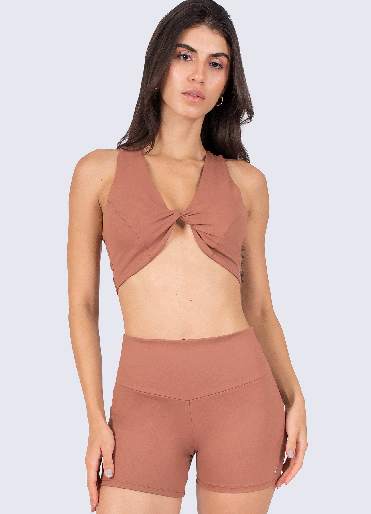 TOP EMANA PILATES - COCOA BROWN