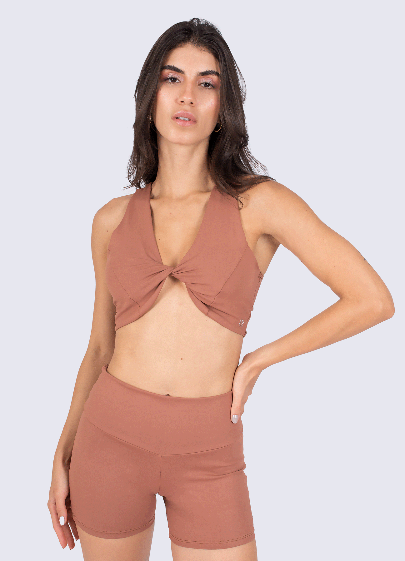 TOP EMANA PILATES - COCOA BROWN