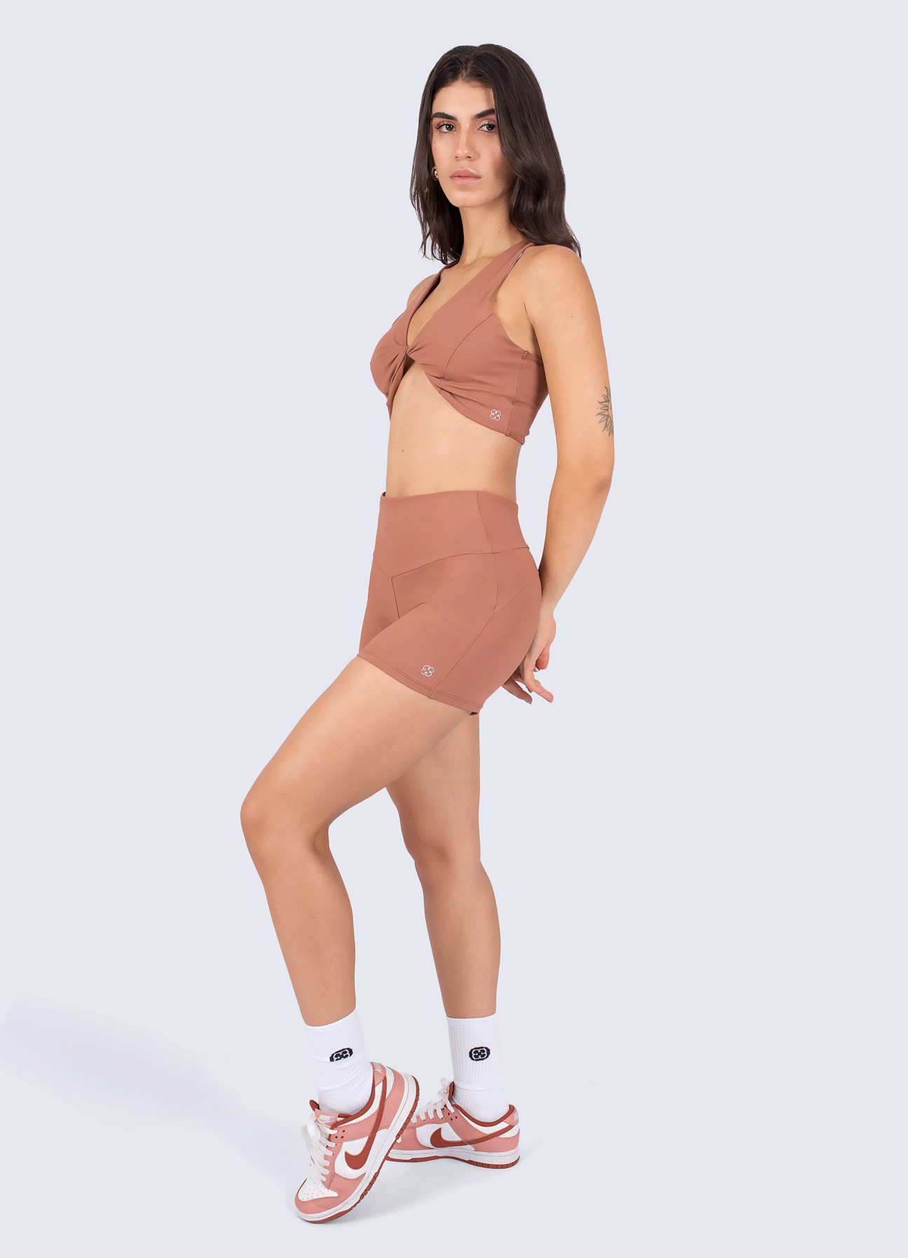 TOP EMANA PILATES - COCOA BROWN