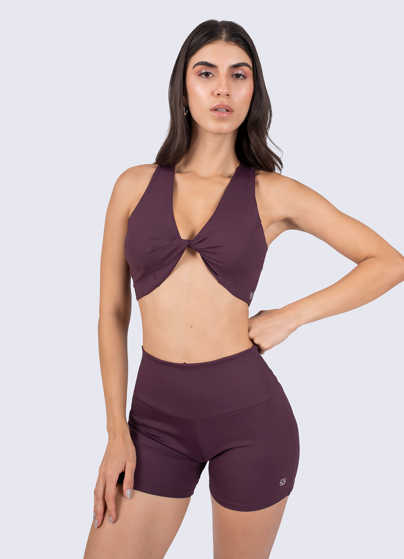 SHORT EMANA PILATES - DARK PURPLE