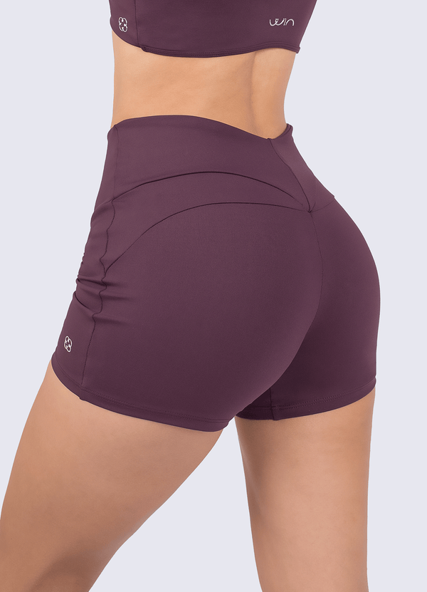 SHORT EMANA PILATES - DARK PURPLE