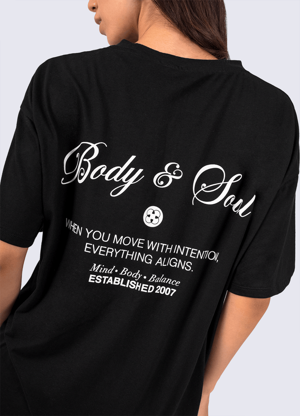 T-SHIRT SOUL - BLACK