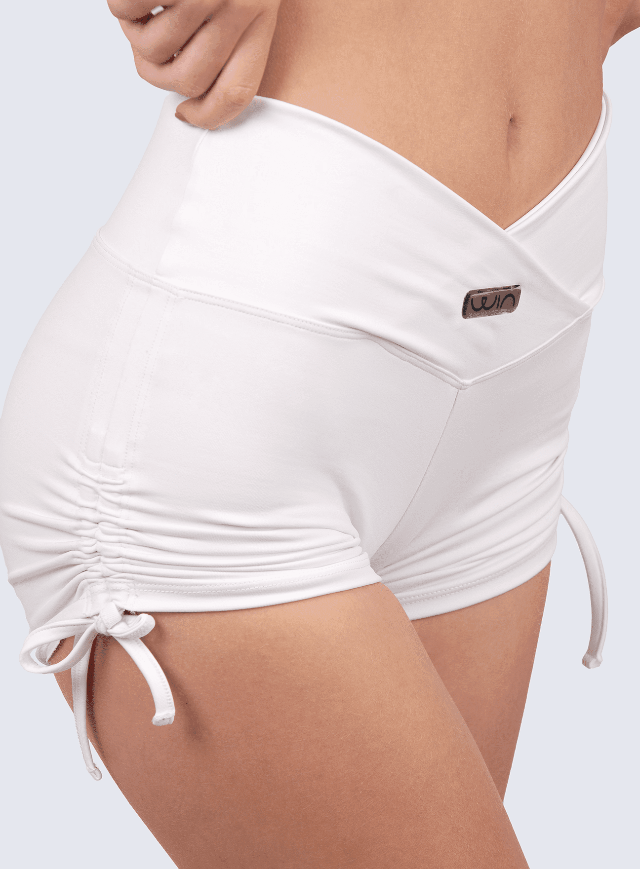 Hotpant Emana V Waist Bikers WinFitnesswear Standard White#white