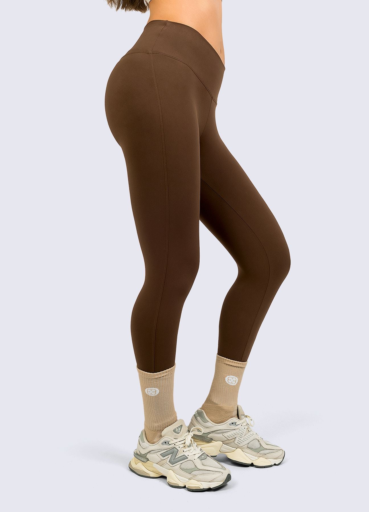 LEGGING ULTRA SUPLEX LISO - DARK BROWN