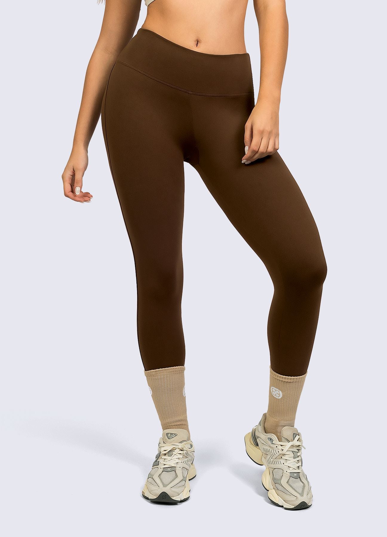 LEGGING ULTRA SUPLEX LISO - DARK BROWN