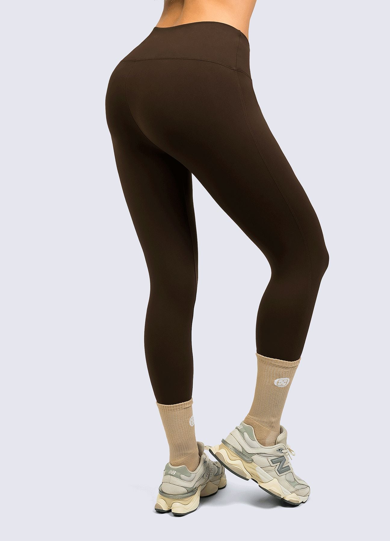 LEGGING ULTRA SUPLEX LISO - DARK BROWN