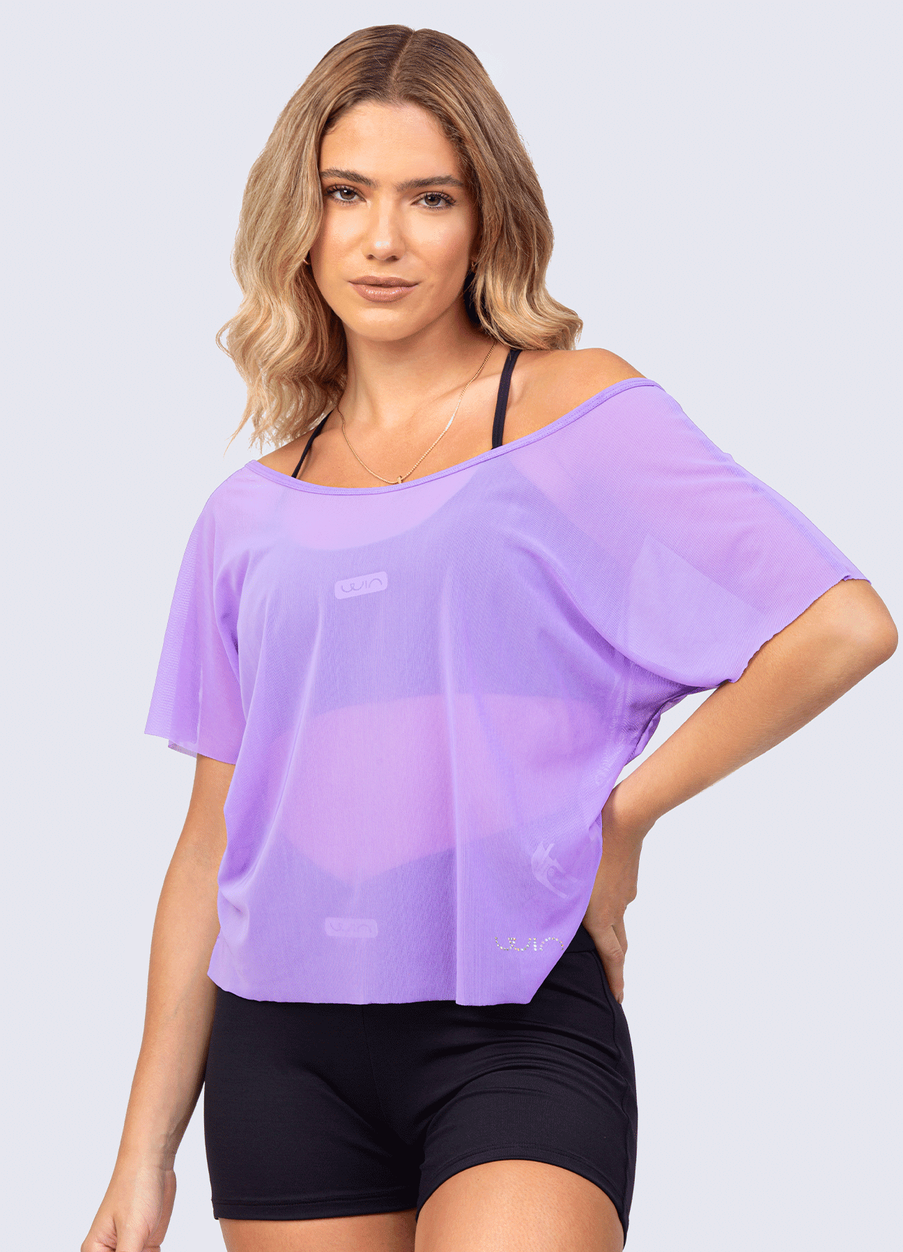 T Shirt Luxury - Lilac WinFitnesswear #lilac