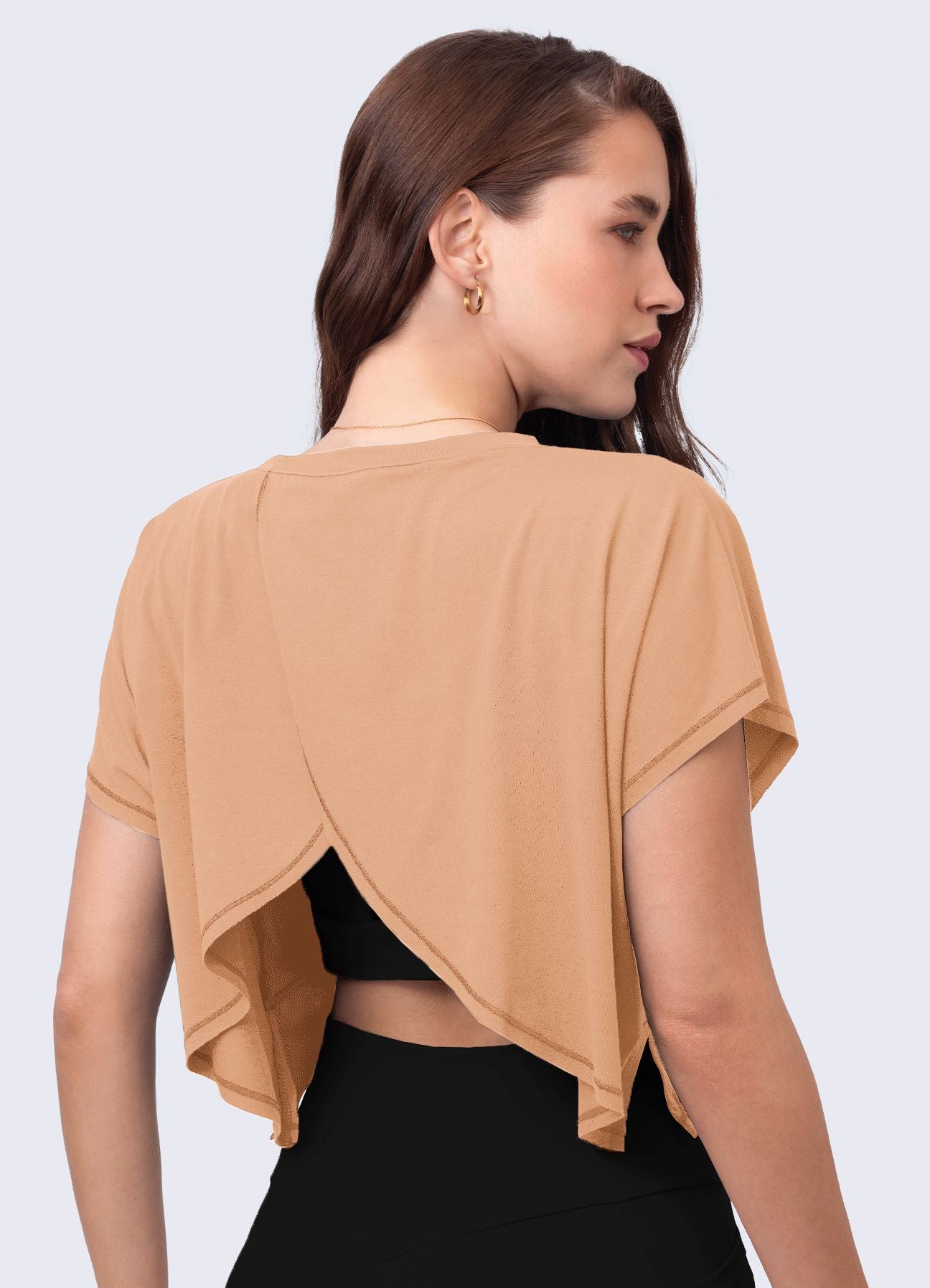 T-SHIRT SPORTY - MARRÓN CLARO T-SHIRT WIN ROPA DEPORTIVA 