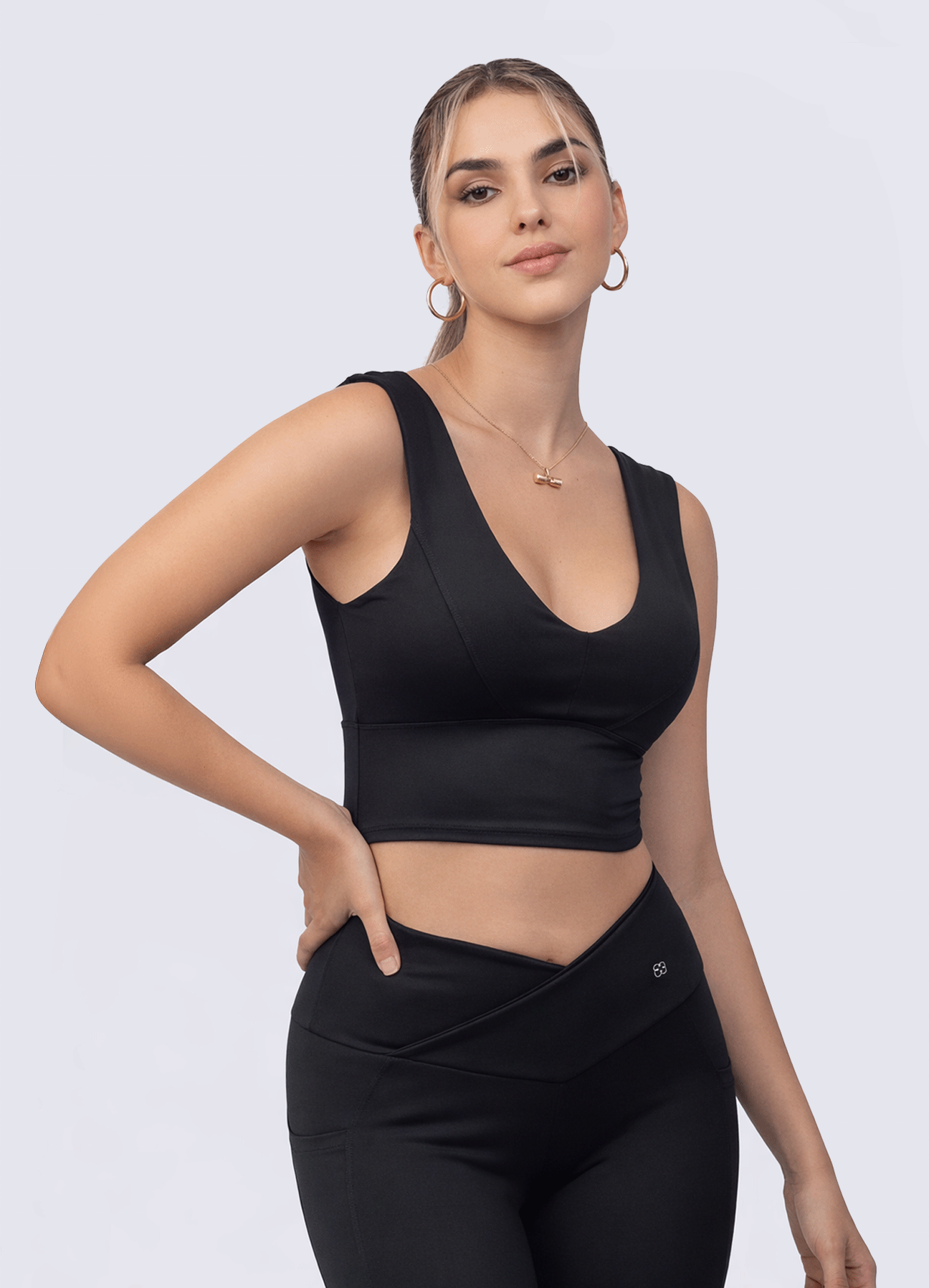 TOP EMANA PERFECT BELT - BLACK