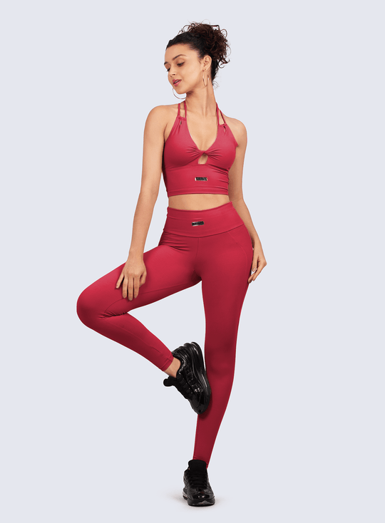 Top Emana Power - Rojo Oscuro Tops WinFitnesswear 