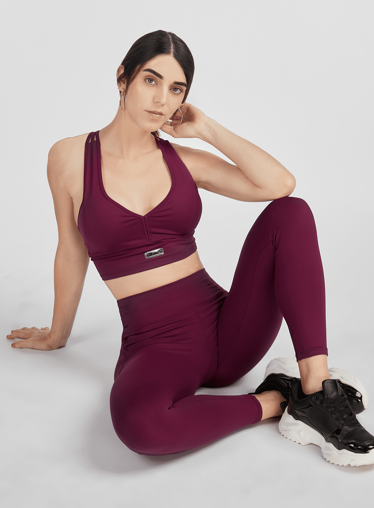 Legging Smart Emana - Dark Purple Leggings WinFitnesswear 