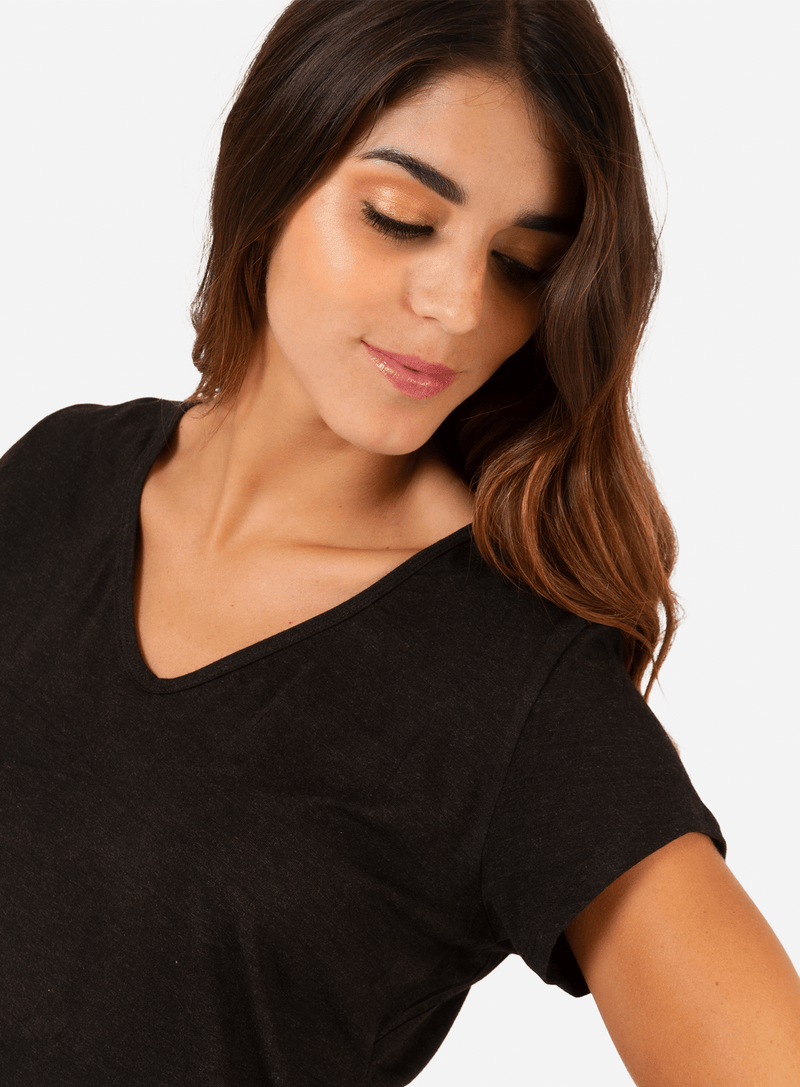 T-Shirt Open Back - Black T-Shirts WinFitnesswear 
