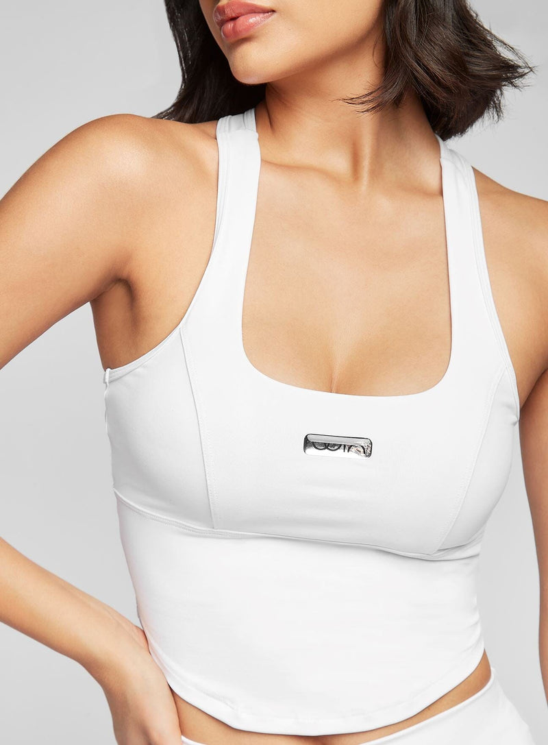 Top Emana Control Abs - White Tops WinFitnesswear 