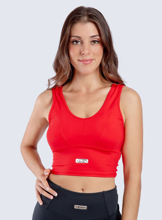 Top Emana Stripes - Red Tops WinFitnesswear 